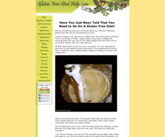 Gluten-Free-Diet-Help.com(Gluten Free Diet Help) Screenshot