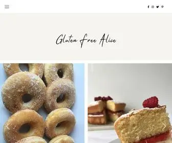 Glutenfreealice.com(Gluten Free Alice) Screenshot