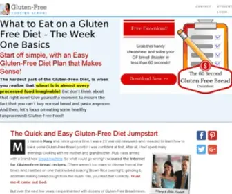 Glutenfreecookingschool.com(The Quick and Easy Gluten) Screenshot