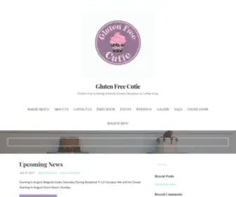 Glutenfreecutie.com(Gluten Free Cutie) Screenshot