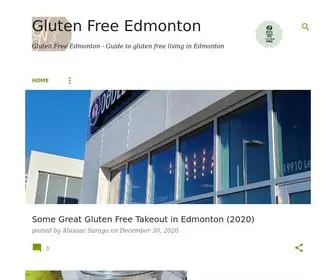 Glutenfreeedmonton.com(Gluten Free Edmonton) Screenshot