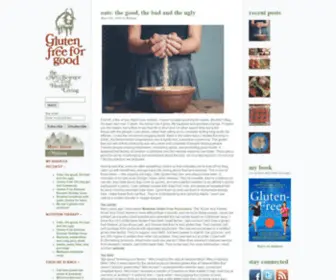 Glutenfreeforgood.com(The Art and Science of Healthy Living) Screenshot