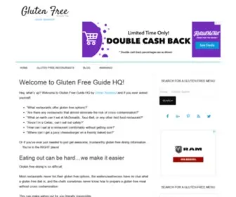 Glutenfreeguidehq.com(Gluten Free Guide HQ by Urban Tastebud) Screenshot
