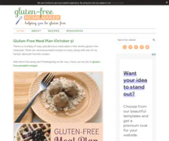 Glutenfreehomemaker.com(The Gluten) Screenshot
