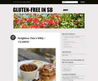 Glutenfreeinsb.com(Gluten-free in sb) Screenshot