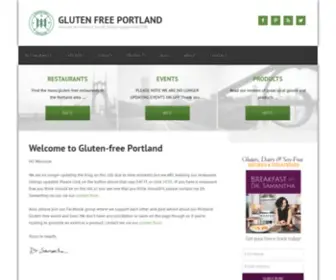 Glutenfreeportland.org(Gluten Free Portland) Screenshot