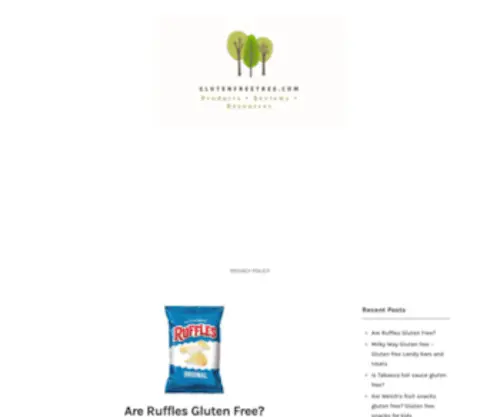 Glutenfreetree.com(Your gluten free questions answered) Screenshot