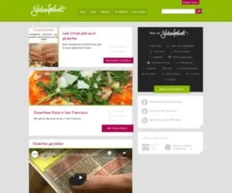 Glutenfreiheit.org(Hier findest Du alles rund ums Thema Zöliakie) Screenshot