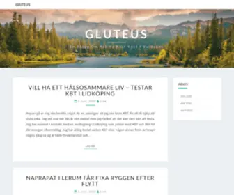 Gluteus.se(En blogg om att ha rätt kost i vardagen) Screenshot