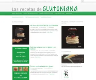 Glutoniana.com(Las recetas de Glutoniana) Screenshot