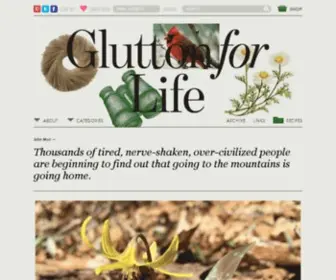 Gluttonforlife.com(Glutton For Life) Screenshot