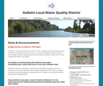 GLWQD.org(Next Water Quality District Board Meeting) Screenshot