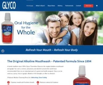 GLyco-THymoline.net(Refresh Your Mouth) Screenshot