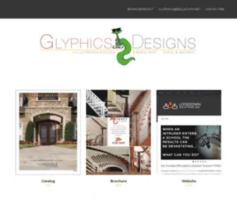 GLYphicsdesigns.com(Glyphics Designs) Screenshot