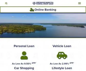 GM-Fcu.org(Greenwood Municipal Federal Credit Union) Screenshot