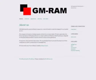 GM-Ram.com(GM-RAM Limited) Screenshot