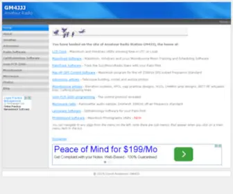 GM4JJJ.co.uk(GM4JJJ Amateur Radio) Screenshot