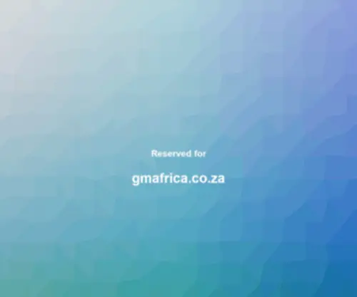 Gmafrica.co.za(Gmafrica) Screenshot