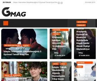 Gmag.com.tr(Türkiye’nin En Büyük LGBTİ) Screenshot