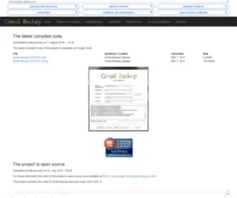 Gmail-Backup.com(Gmail Backup) Screenshot