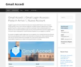 Gmailaccediii.com(Gmail Accedi) Screenshot