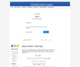 Gmailcomlogin.com(Gmail login sign in with Google) Screenshot