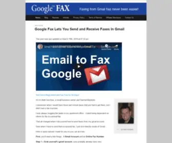Gmailfax.org(Gmail Fax) Screenshot