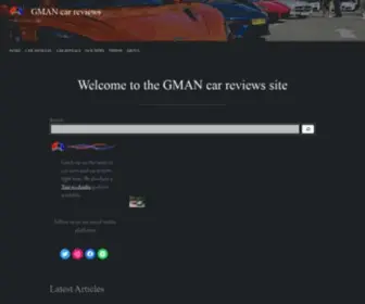 Gmancarreviews.com(Everything cars) Screenshot