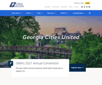 Gmanet.com(The mission of the Georgia Municipal Association) Screenshot