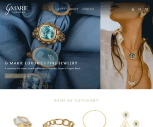 Gmarie.com(Jewelry Store in Virginia Beach) Screenshot