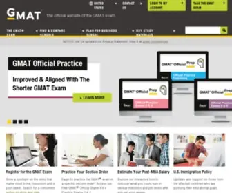 Gmat.org(Start Your Business Master's and MBA Journey Here) Screenshot