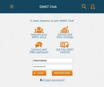 Gmatclub.com(GMAT Club) Screenshot