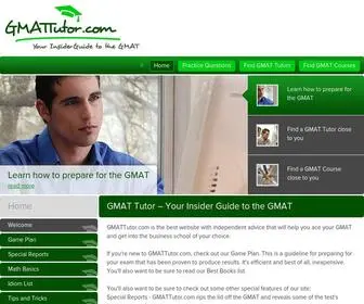 Gmattutor.com(Your Insider Guide to the GMAT) Screenshot