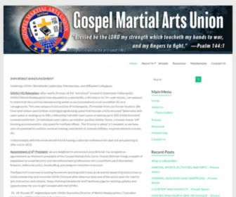 Gmau.org(A Place for Christian Martial Artists) Screenshot