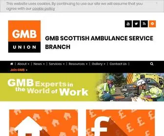 GMB-Sas.org.uk(GMB Scottish Ambulance Service Branch) Screenshot