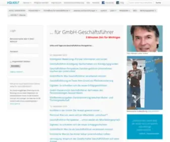 GMBH-GF.de(Informationen für GmbH/UG Geschäftsführer/innen) Screenshot