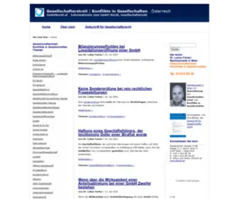 GMBhrecht.at(GmbH-Recht Gesellschaftsrecht Österreich) Screenshot