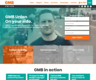 GMB.org.uk(GMB) Screenshot