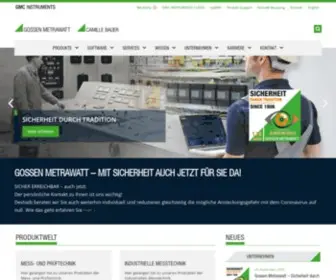 GMC-Instruments.de(GMC) Screenshot