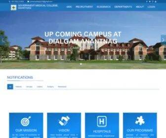 Gmcanantnag.net(GMC ANANTNAG) Screenshot