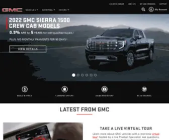 GMC.com(GMC Lineup) Screenshot