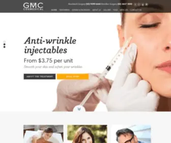 GMccosmedical.com(Cosmetic enhancement specialists) Screenshot