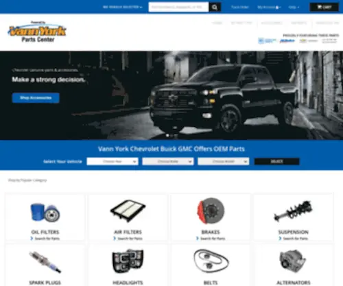 Gmcertifiedparts.com(Shop online) Screenshot