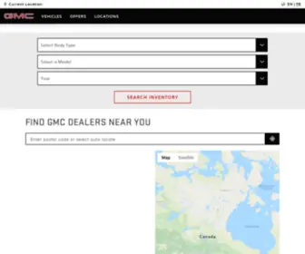 Gmcoffers.ca(GMC Lease Deals & Finance Offers) Screenshot