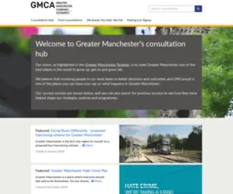 Gmconsult.org(Greater Manchester Combined Authority) Screenshot