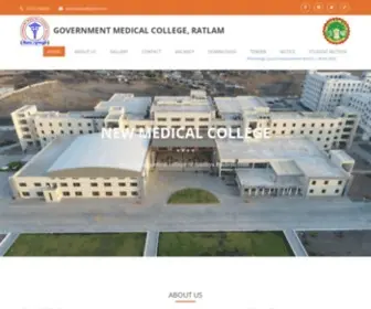 GMcratlam.org(Government Medical College) Screenshot