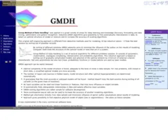 GMDH.net(Group Method of Data Handling (GMDH) for deep learning) Screenshot