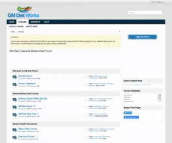 Gmdietforum.com(GM Diet) Screenshot