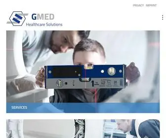 Gmed-Solutions.com(GMED Healthcare Solutions) Screenshot