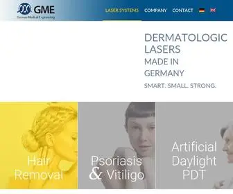 Gmeonline.de(GME German Medical Engineering) Screenshot